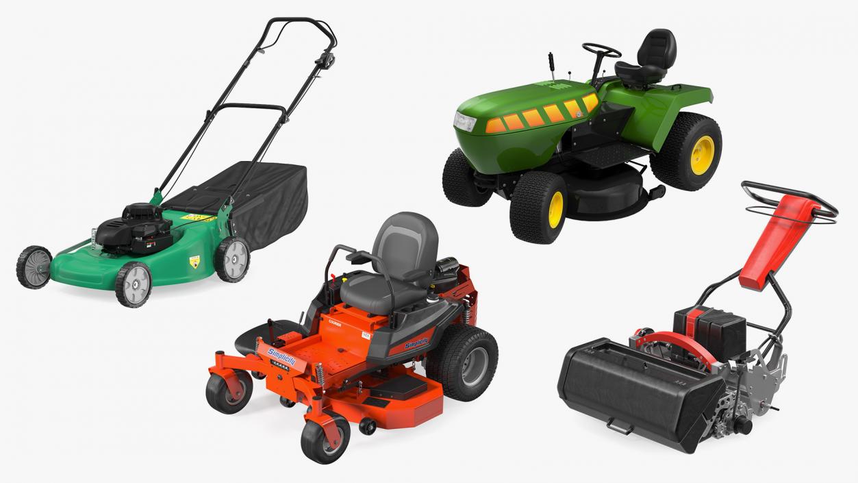 Lawn Mowers Collection 2 3D model