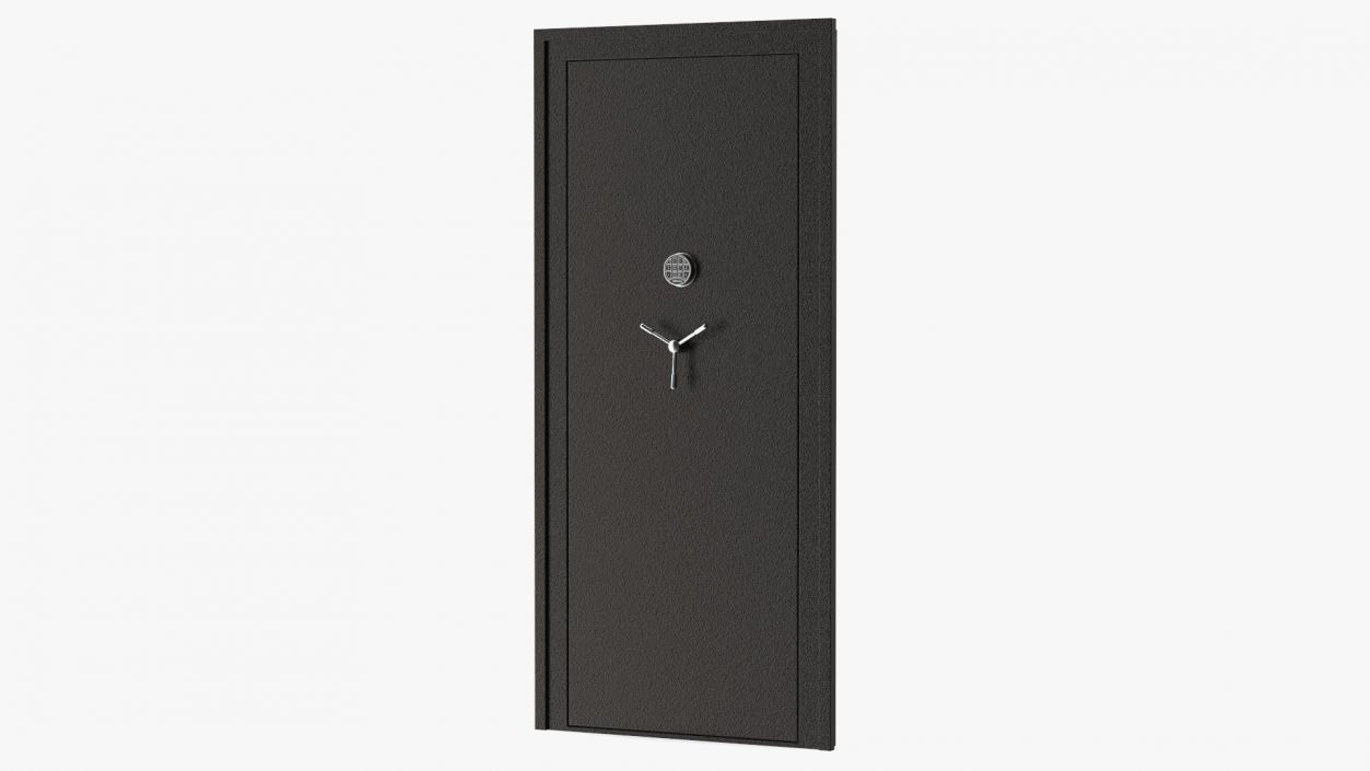 3D Vault Room Door with Digital Code Lock model