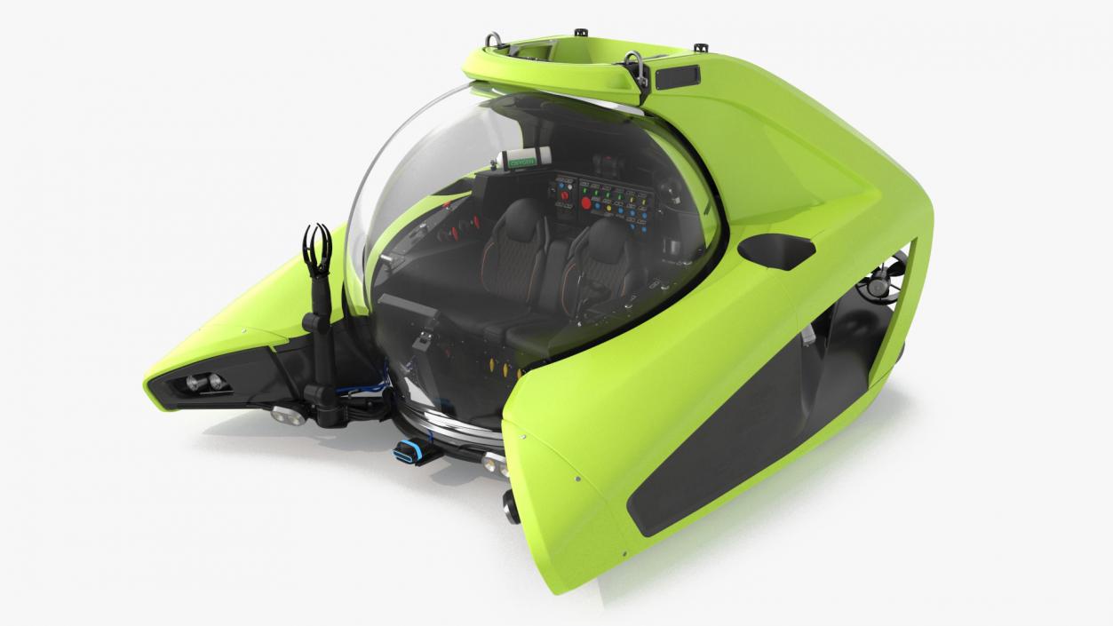 U-Boat Worx NEMO Submersible Vehicle Green 3D