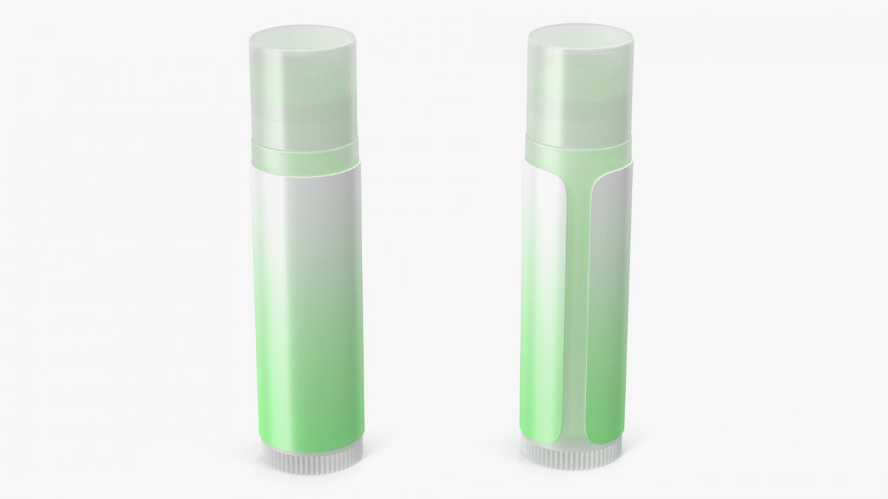 Lip Balm Green 3D model