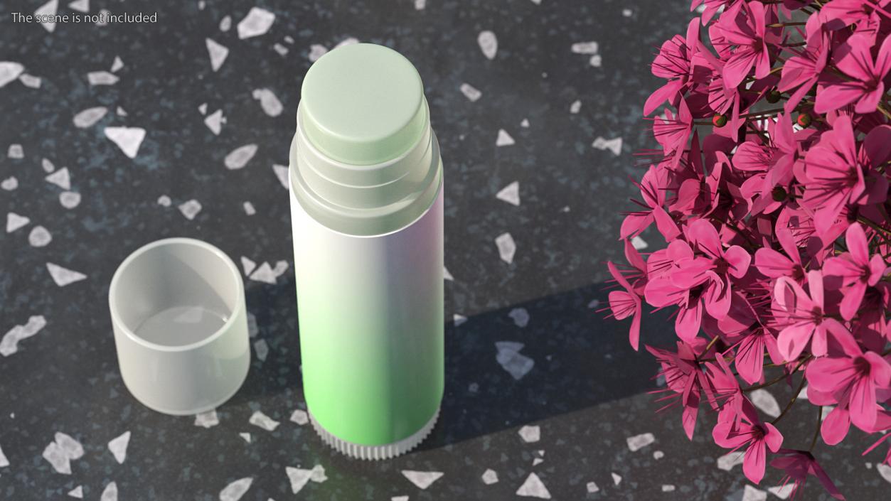 Lip Balm Green 3D model