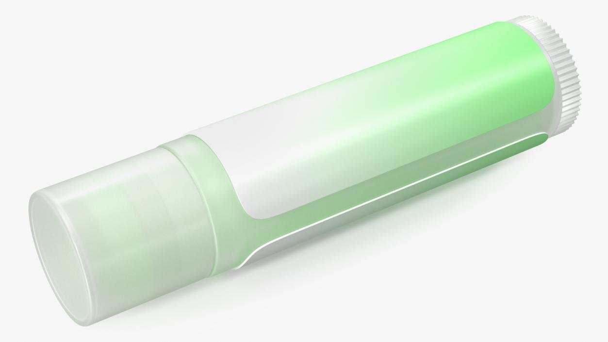 Lip Balm Green 3D model