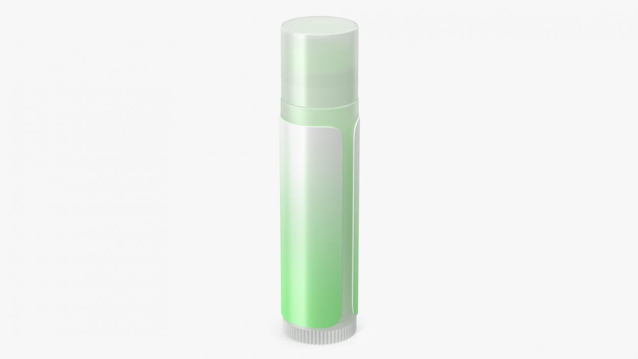 Lip Balm Green 3D model