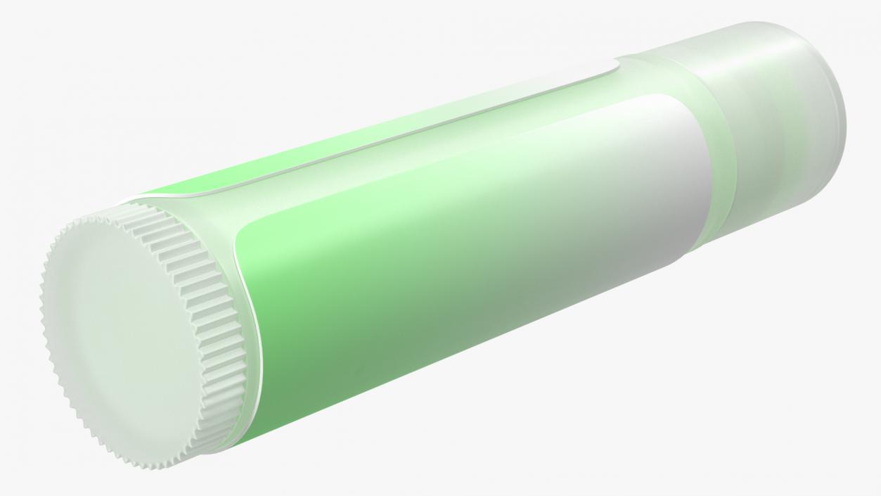 Lip Balm Green 3D model