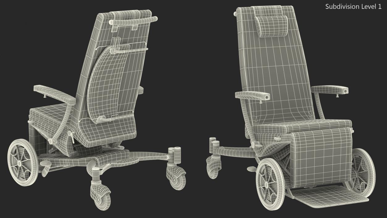 3D Multifunctional Chair Rigged model