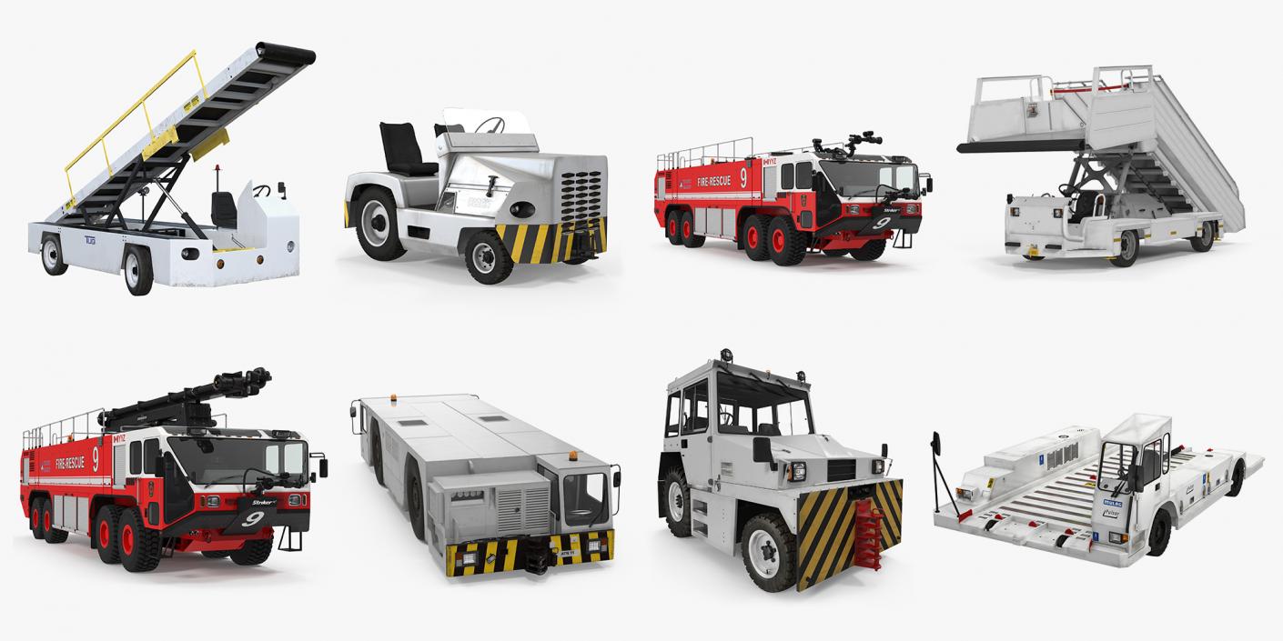 Airport Vehicles Collection 3D