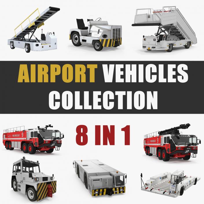 Airport Vehicles Collection 3D