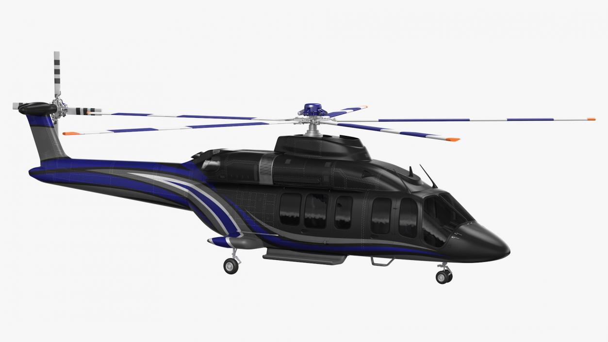 3D model Corporate Helicopter Generic Rigged