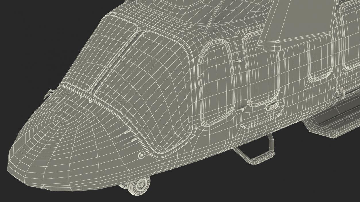 3D model Corporate Helicopter Generic Rigged