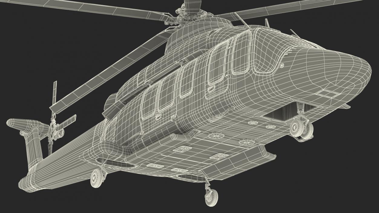 3D model Corporate Helicopter Generic Rigged