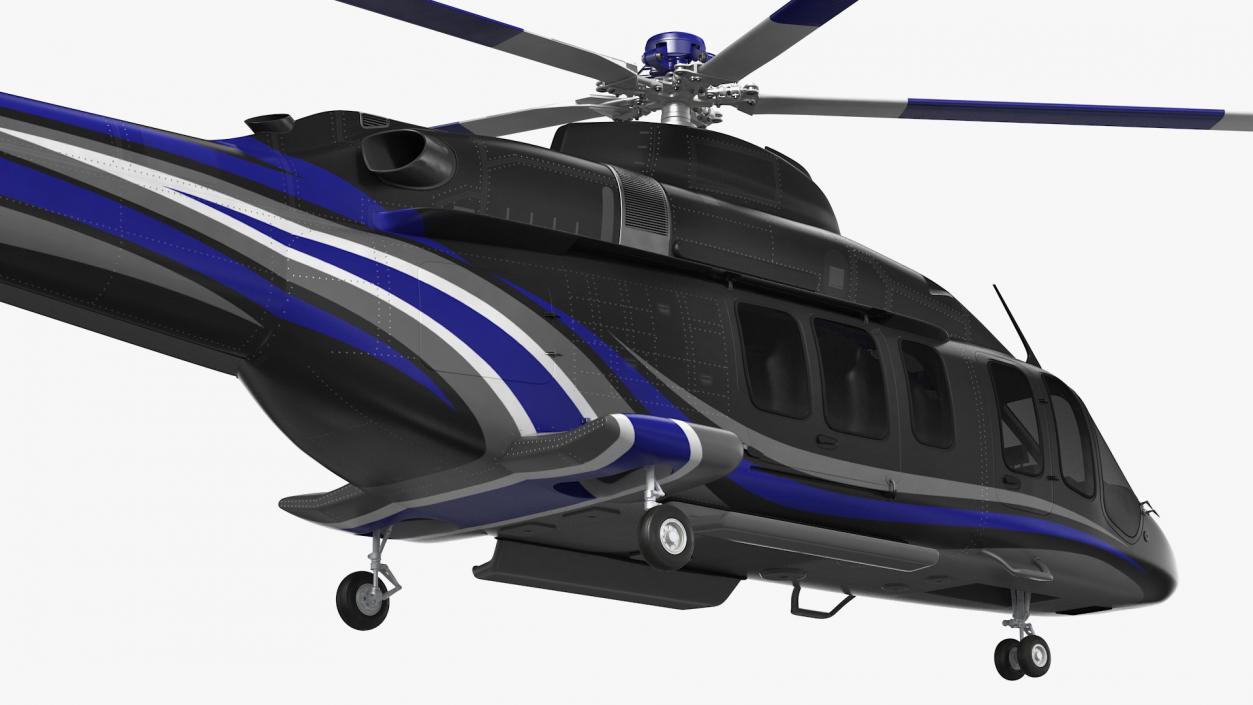 3D model Corporate Helicopter Generic Rigged