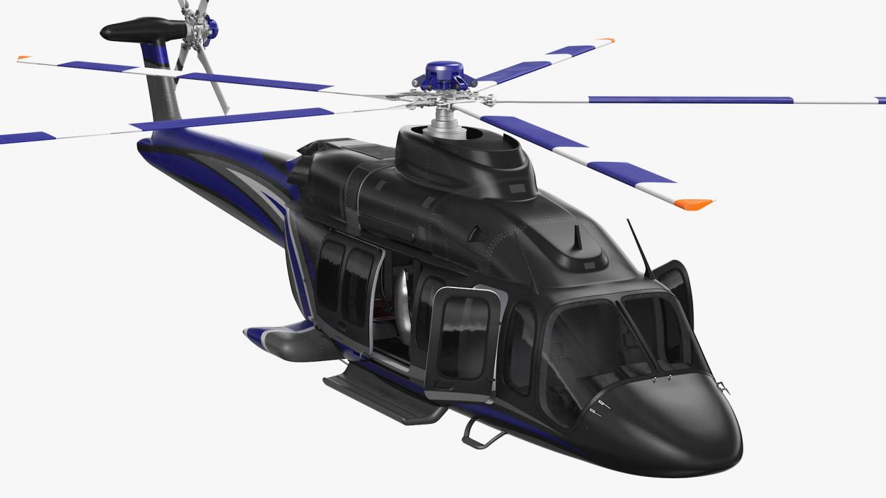 3D model Corporate Helicopter Generic Rigged