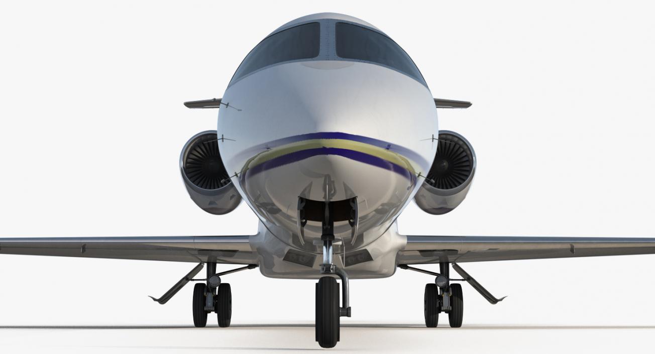 Business Jet Bombardier Learjet 45 3D model