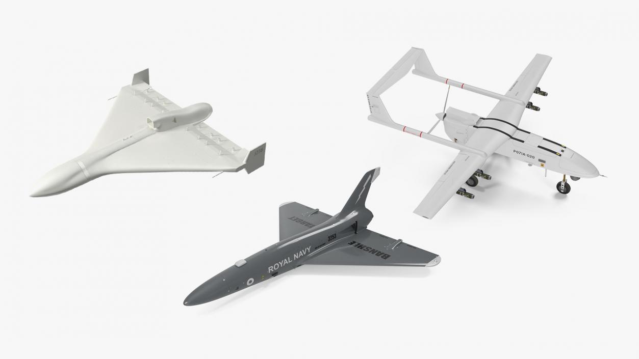 3D UAV Drones Collection