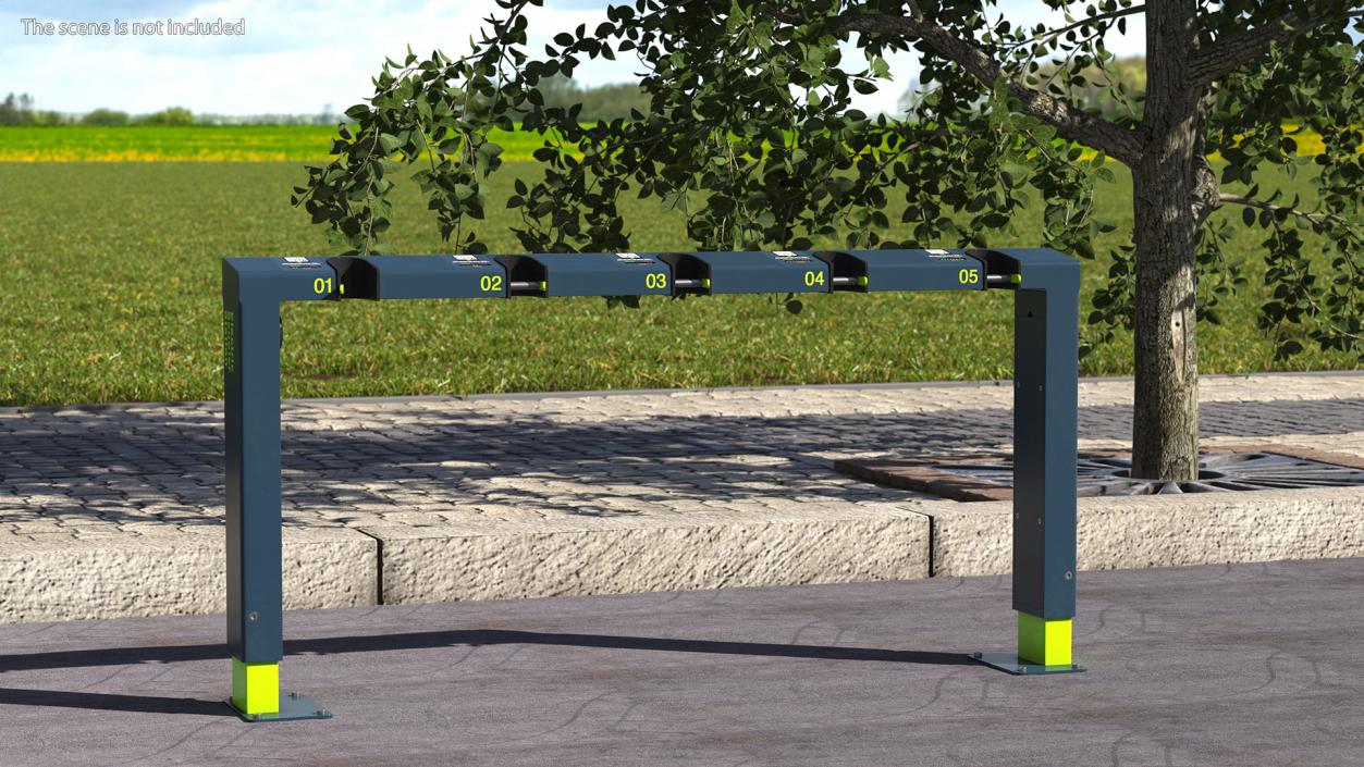 Electric Scooter Station 3D model