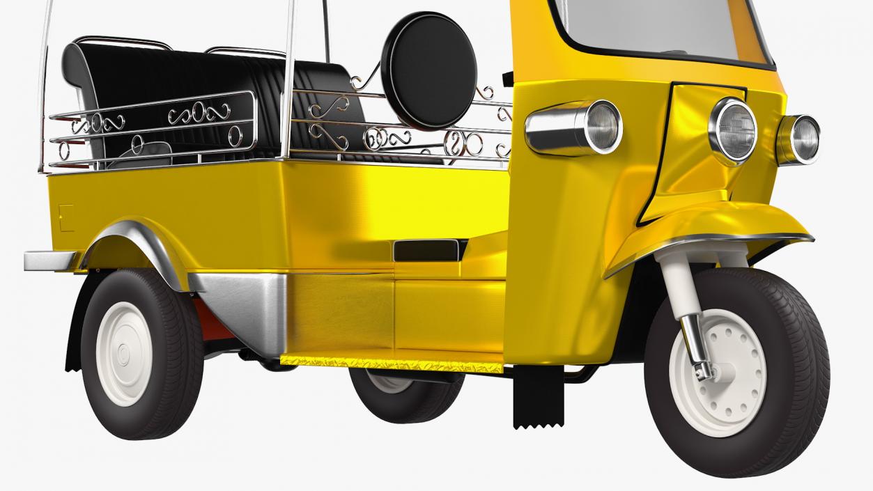 Three Wheeler Auto Rickshaw 3D