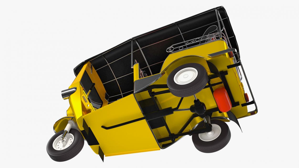 Three Wheeler Auto Rickshaw 3D