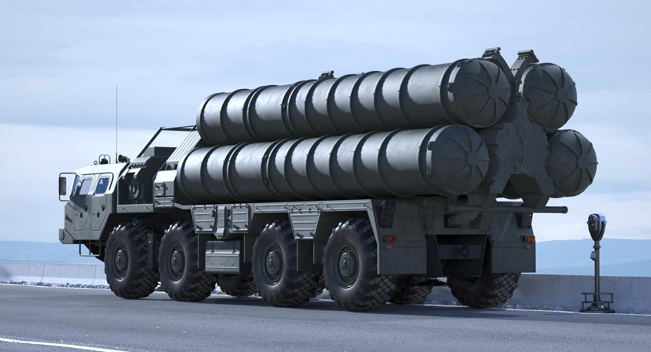 S-300 and S-400 Launch Vehicles Rigged Collection 3D model