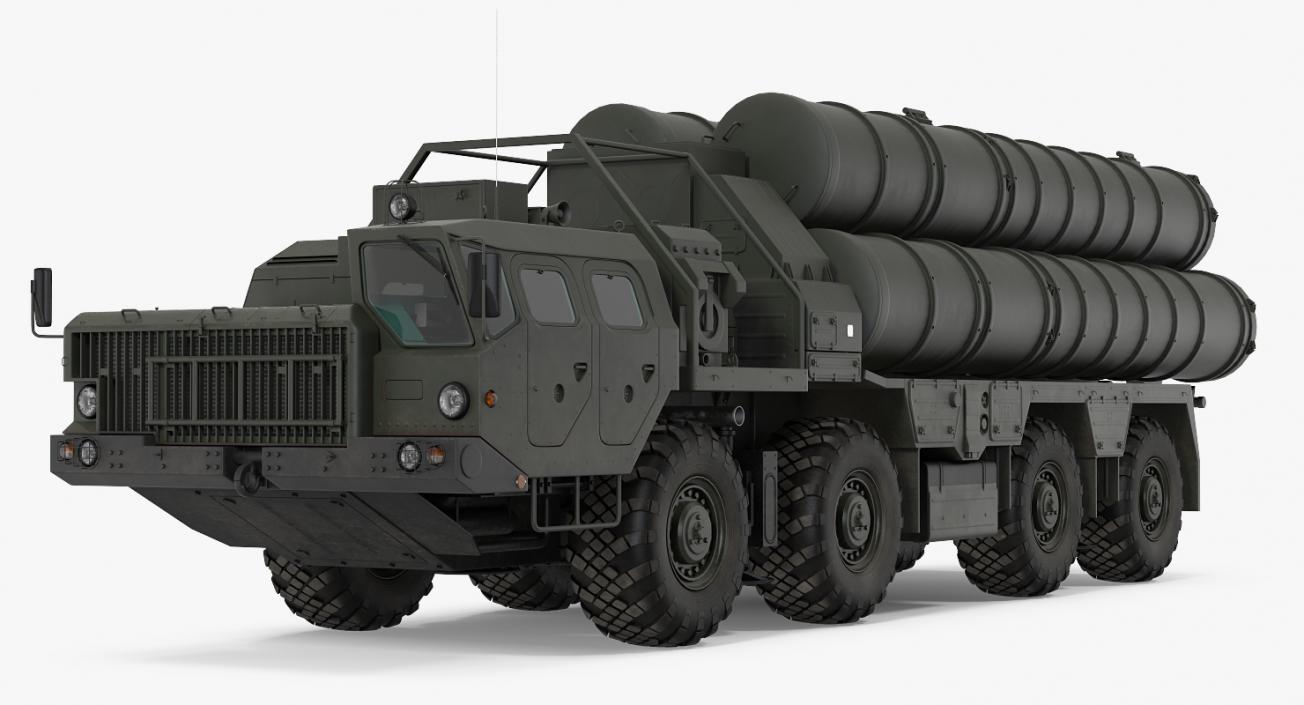 S-300 and S-400 Launch Vehicles Rigged Collection 3D model