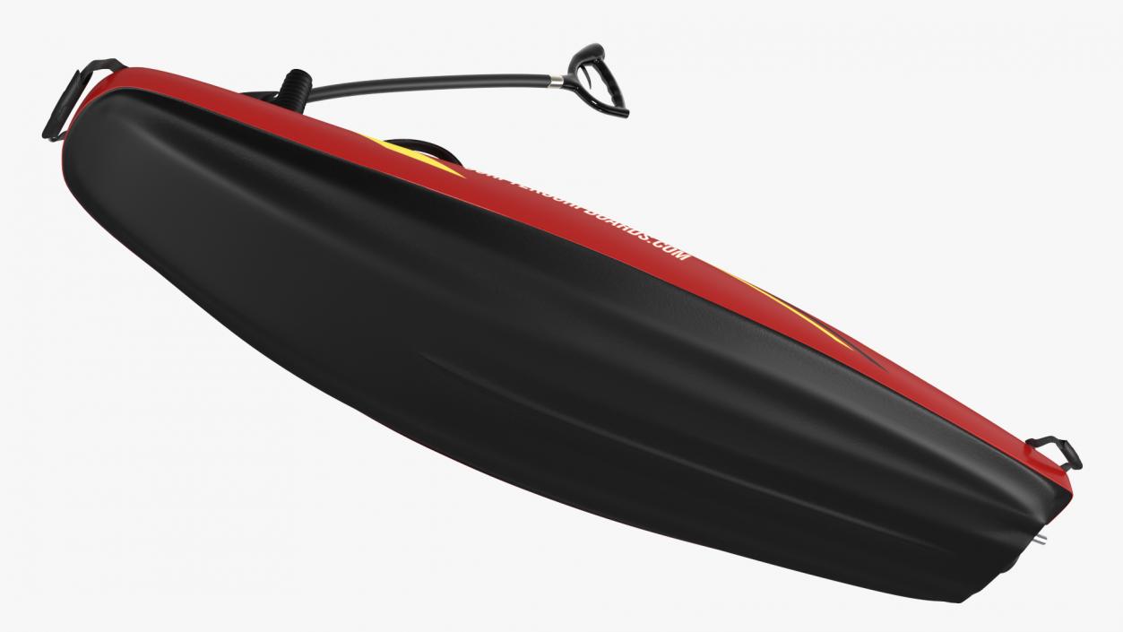 Surftek Aquasurf Jet Surfboard Red 3D model