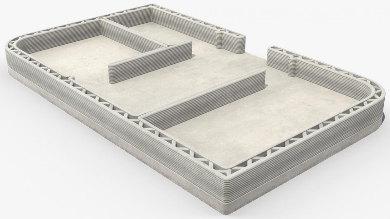 Incomplete 3D Printed House Module 3D model