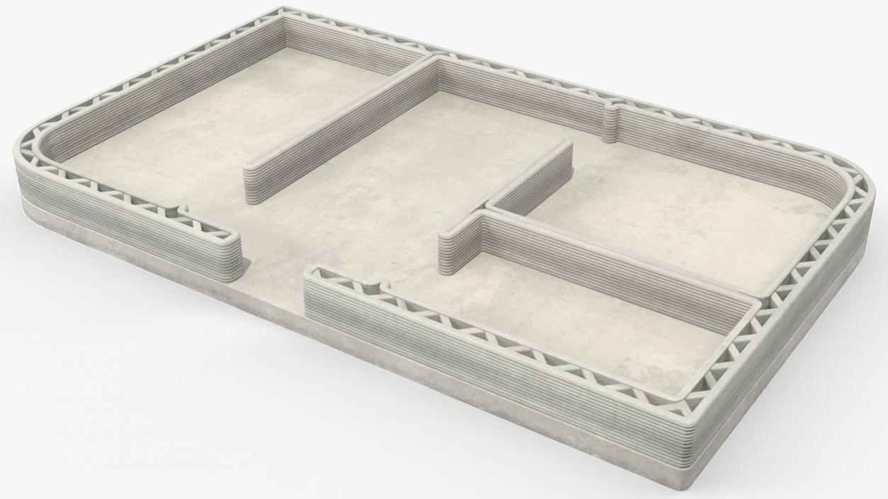 Incomplete 3D Printed House Module 3D model