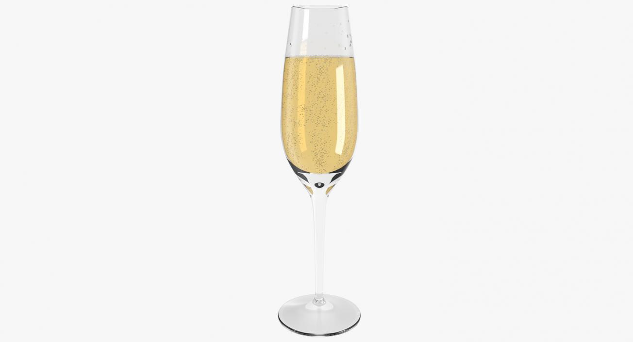 3D model Champagne Glass