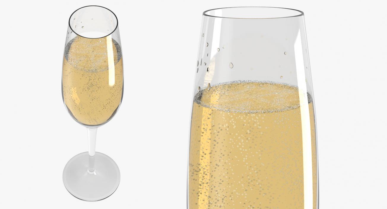 3D model Champagne Glass