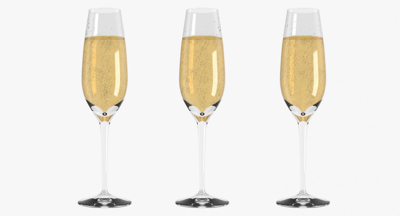 3D model Champagne Glass