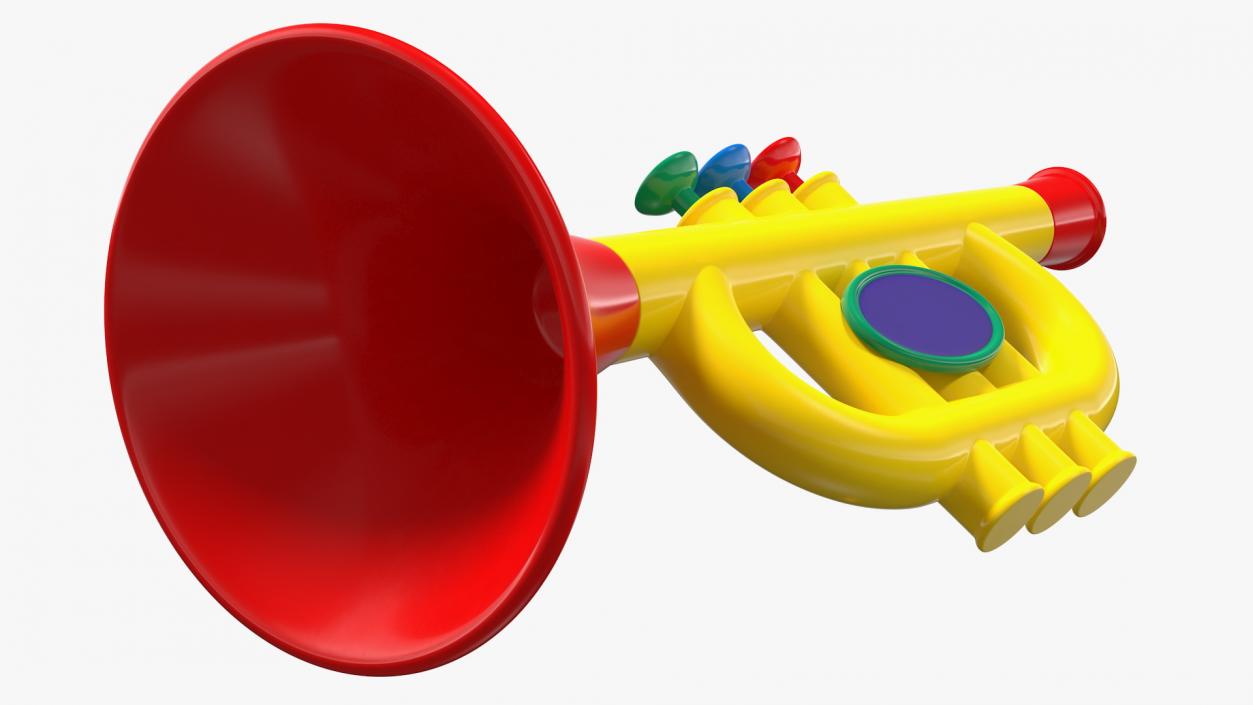 3D Kids Toy Trumpet Horn