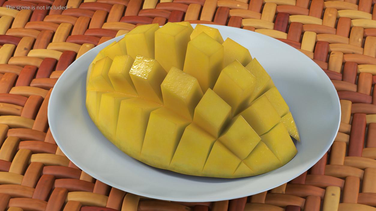 3D model Mango Squares Yellow