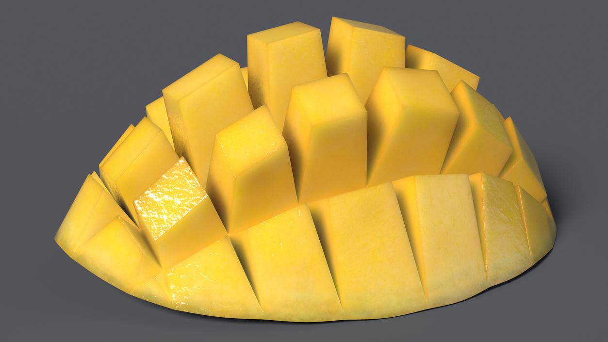 3D model Mango Squares Yellow