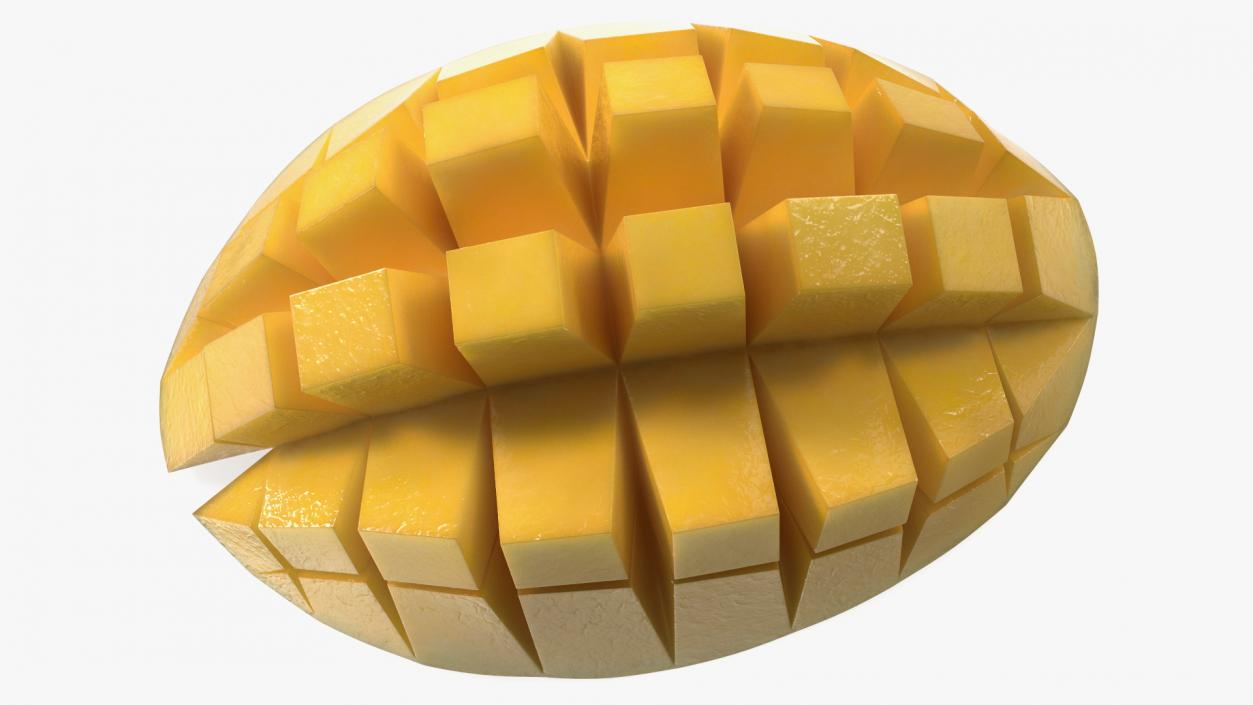 3D model Mango Squares Yellow