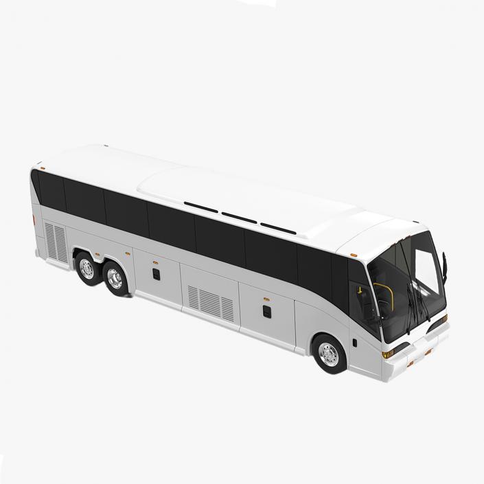 Charter Bus Rigged for Cinema 4D 2 3D model