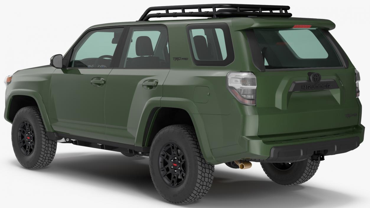 3D Toyota 4Runner TRD Pro Army Green 2021 model