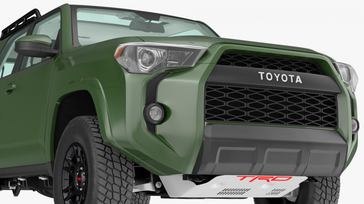 3D Toyota 4Runner TRD Pro Army Green 2021 model