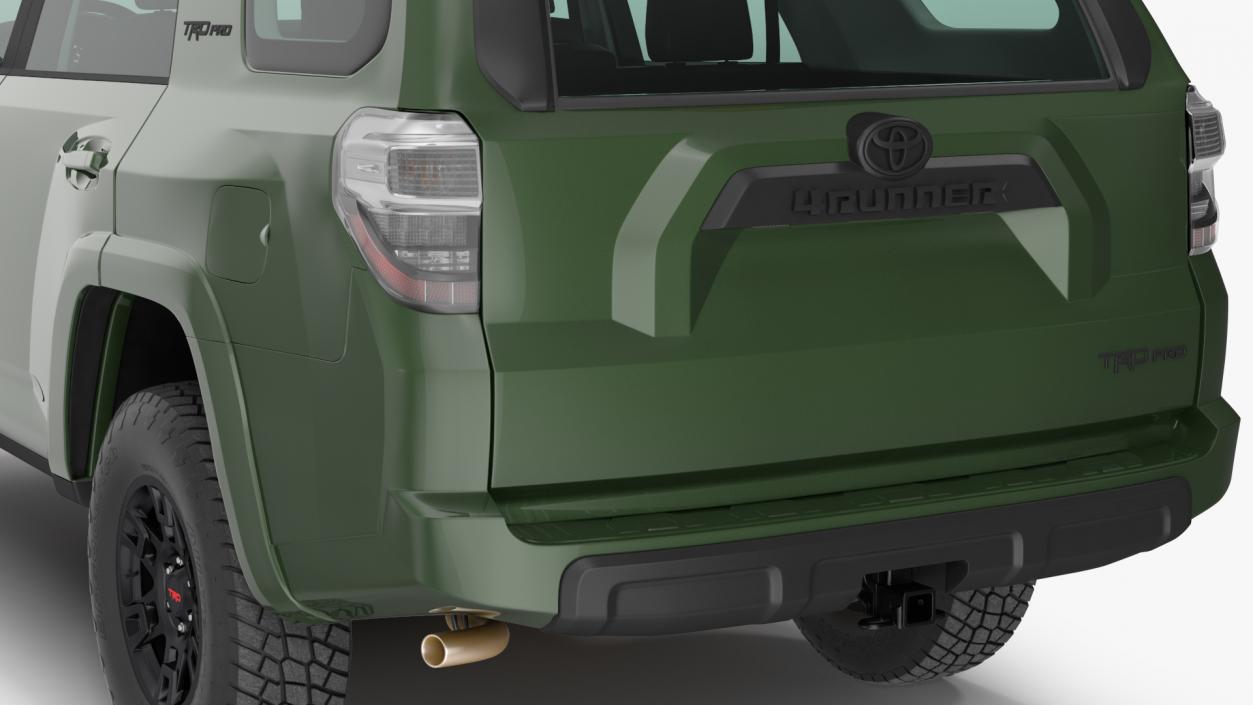 3D Toyota 4Runner TRD Pro Army Green 2021 model