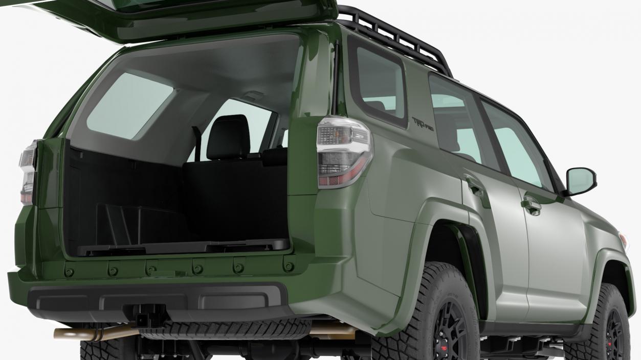 3D Toyota 4Runner TRD Pro Army Green 2021 model