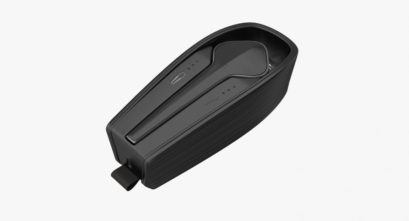 Bluetooth Wireless Headset Plantronics Voyager Edge with Charging Case Set 3D model