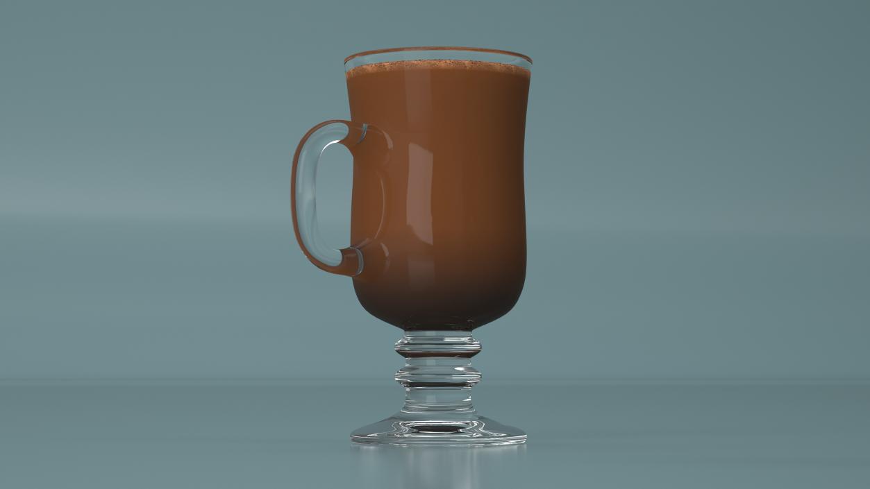 Irish Glass Hot Chocolate 2 3D