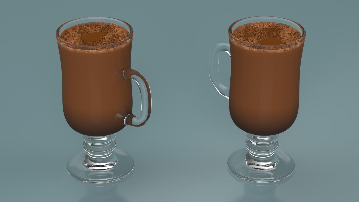 Irish Glass Hot Chocolate 2 3D