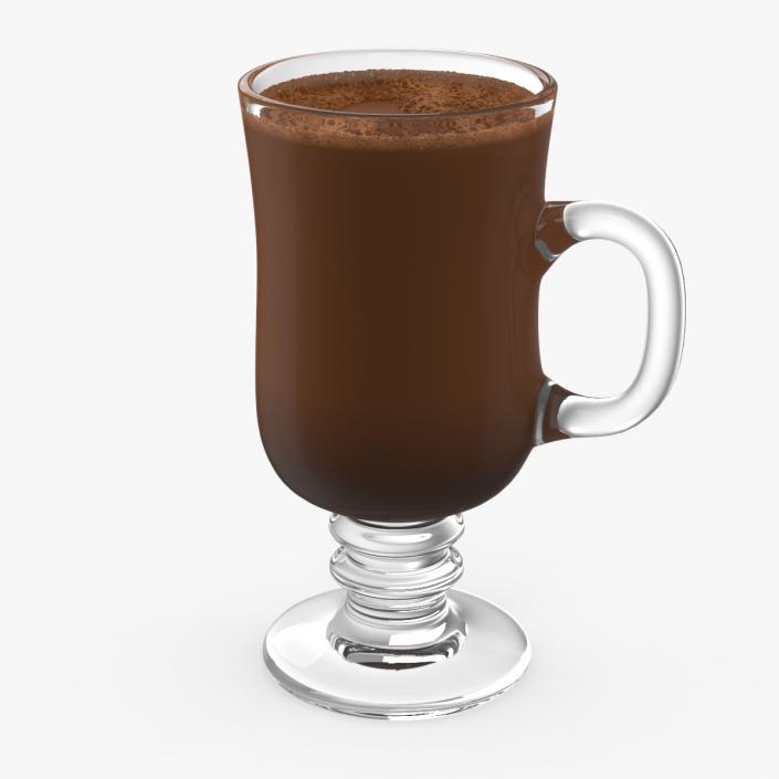 Irish Glass Hot Chocolate 2 3D