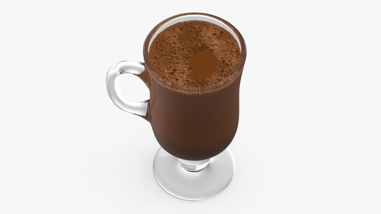 Irish Glass Hot Chocolate 2 3D