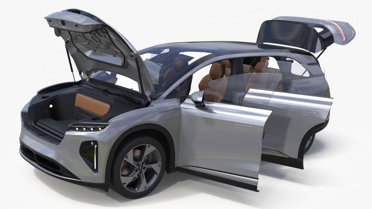 3D Lucid Gravity 2024 Electric SUV