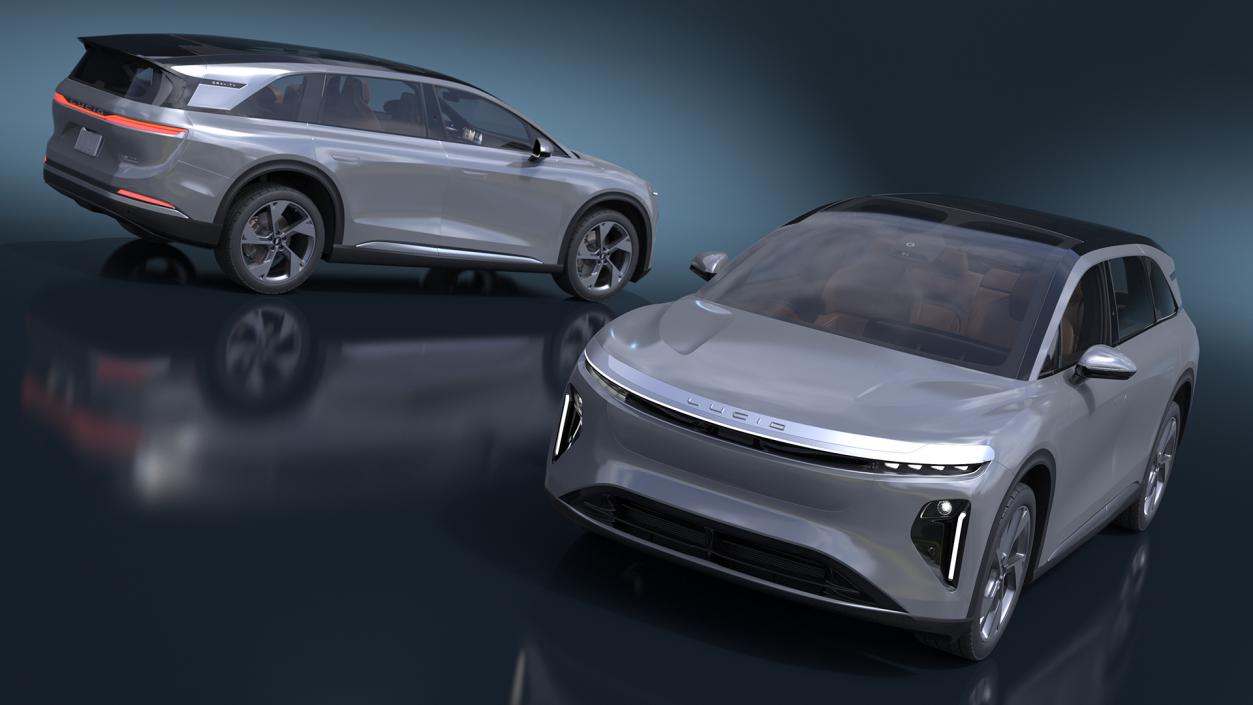 3D Lucid Gravity 2024 Electric SUV