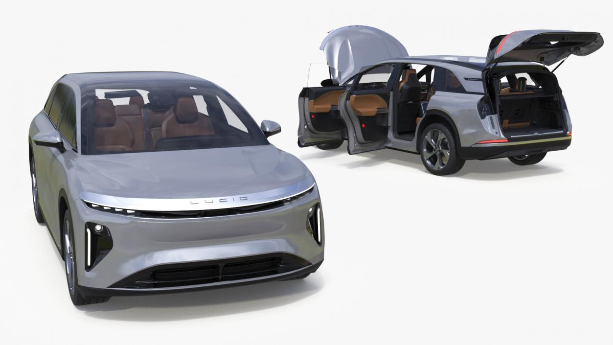 3D Lucid Gravity 2024 Electric SUV