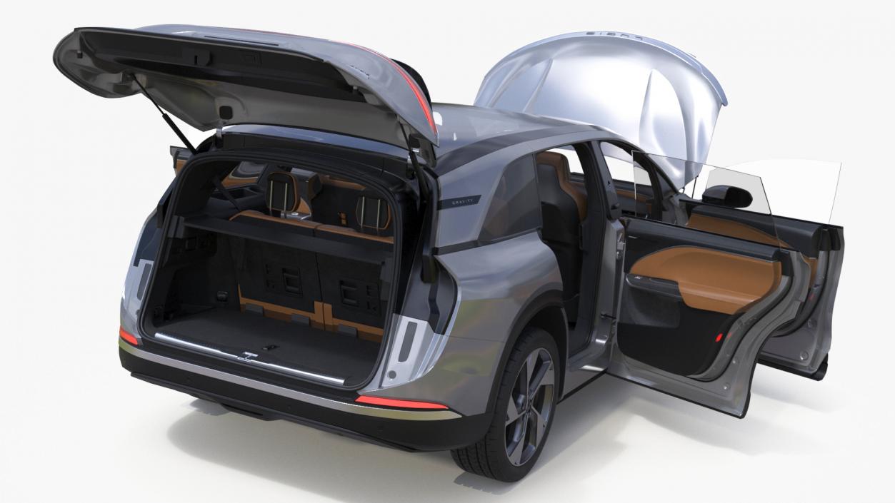 3D Lucid Gravity 2024 Electric SUV