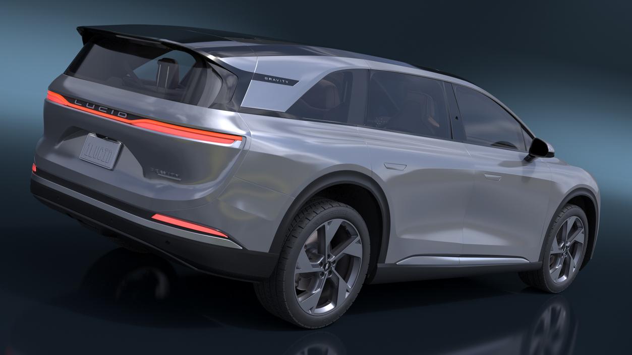 3D Lucid Gravity 2024 Electric SUV