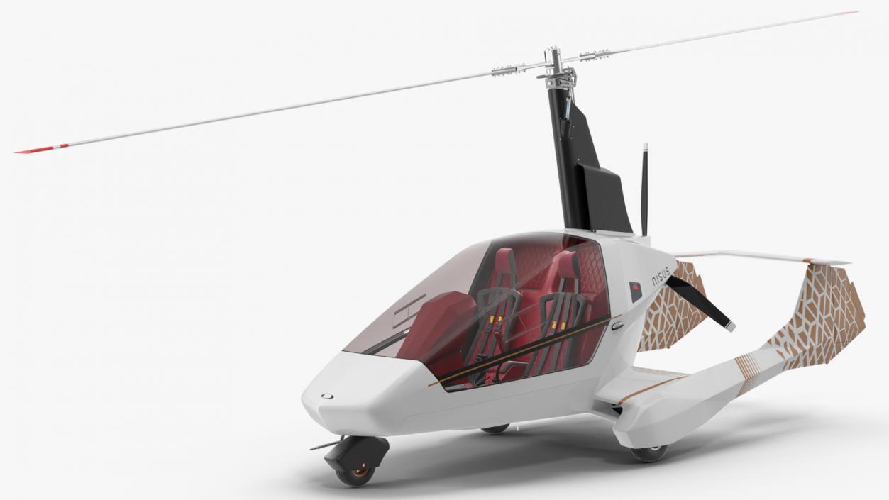 3D model Nisus Gyroplane