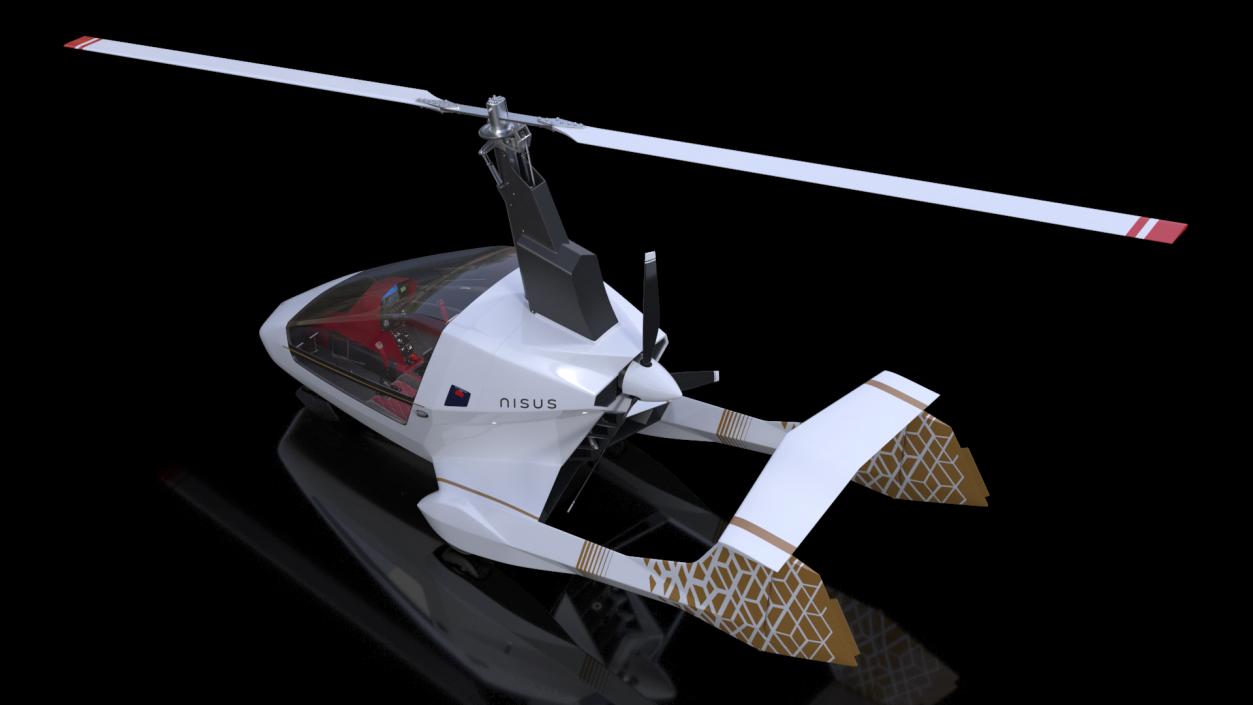 3D model Nisus Gyroplane